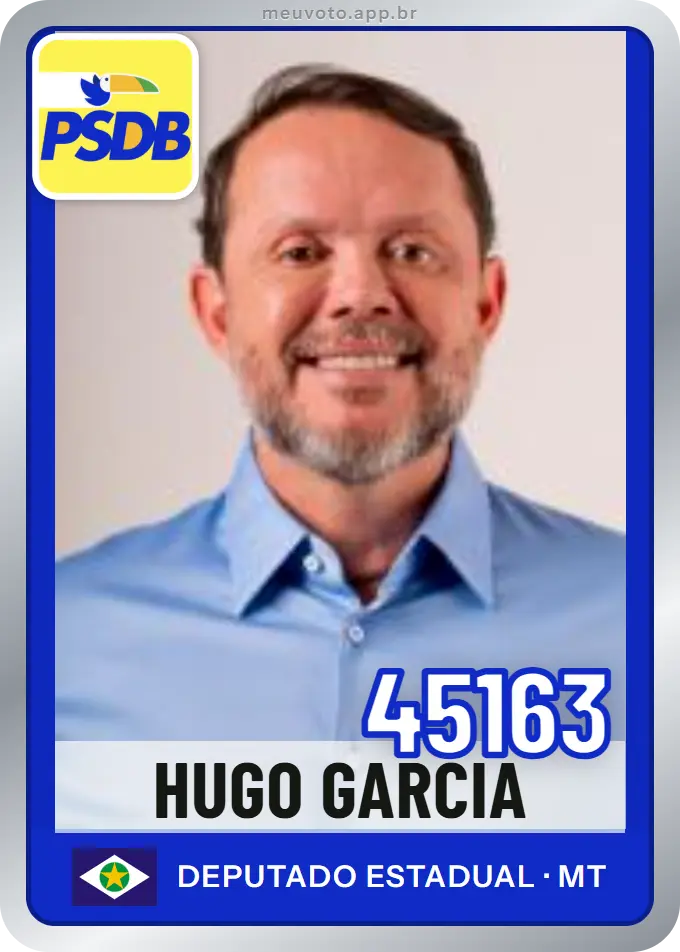 Carta de Hugo Garcia, número 45163, PSDB