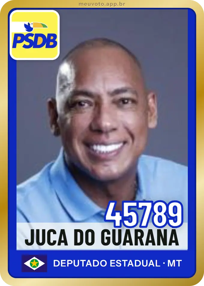 Carta de Juca do Guaraná, número 45789, PSDB