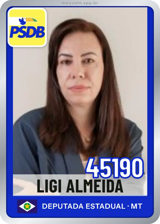 Carta de Ligi Almeida, número 45190, PSDB