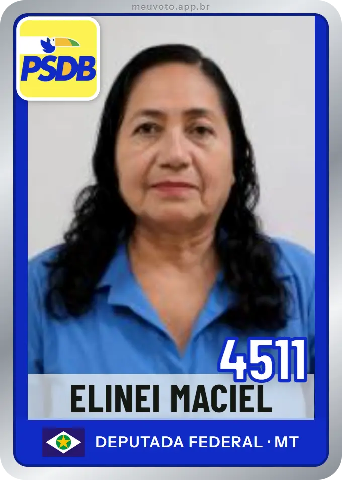 Carta de Elinei Maciel, número 4511, PSDB