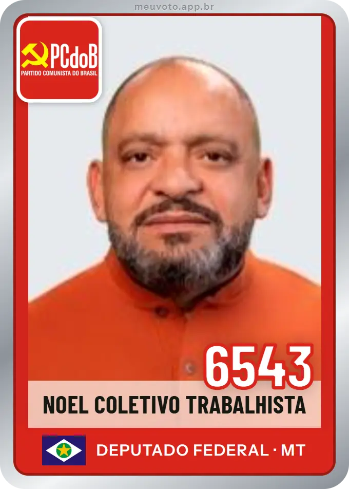 Carta de Noel Coletivo Trabalhista, número 6543, PCdoB