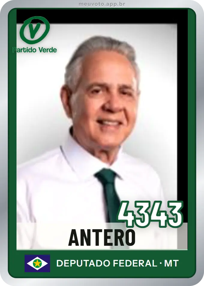 Carta de Antero, número 4343, PV