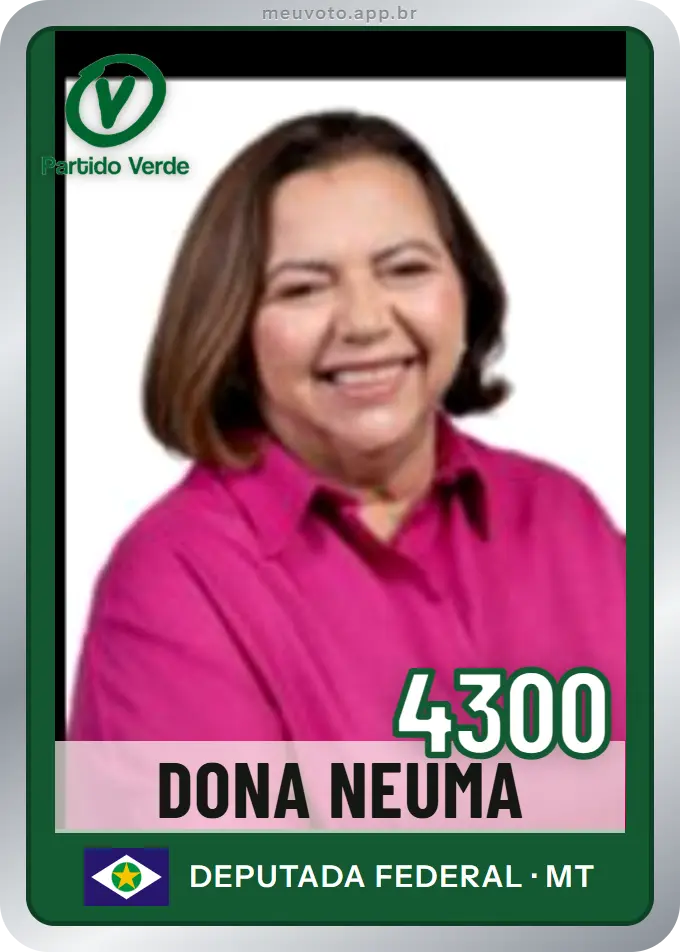 Carta de Dona Neuma, número 4300, PV