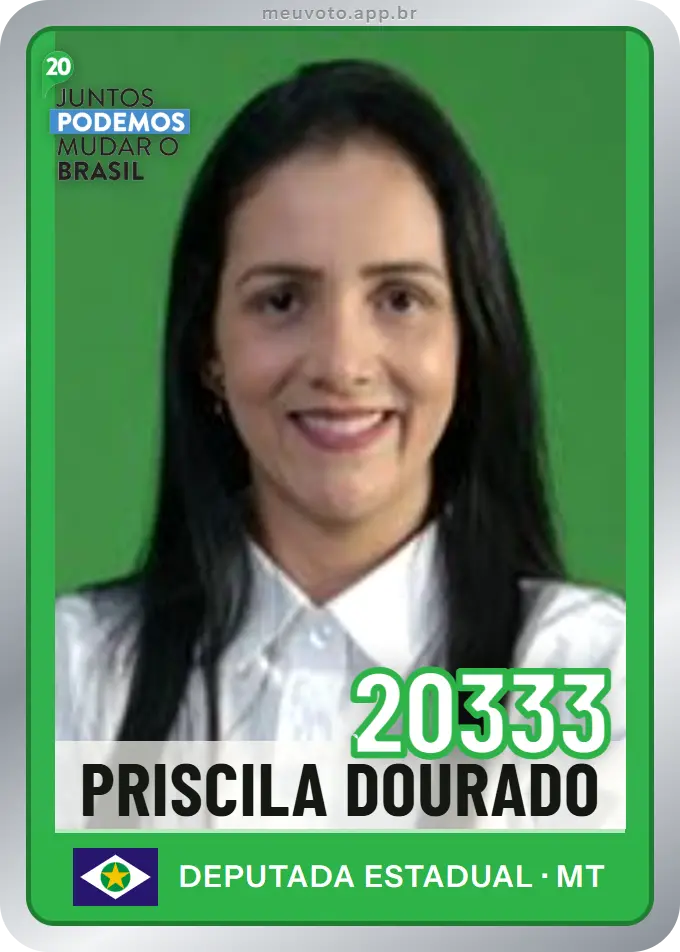 Carta de Priscila Dourado, número 20333, Podemos