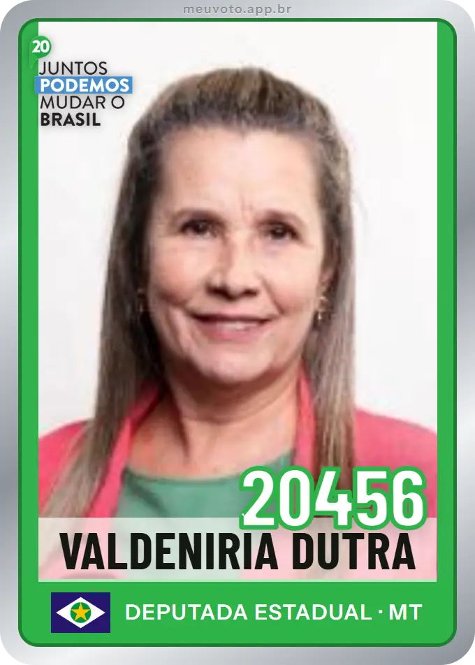 Carta de Valdeniria Dutra, número 20456, Podemos
