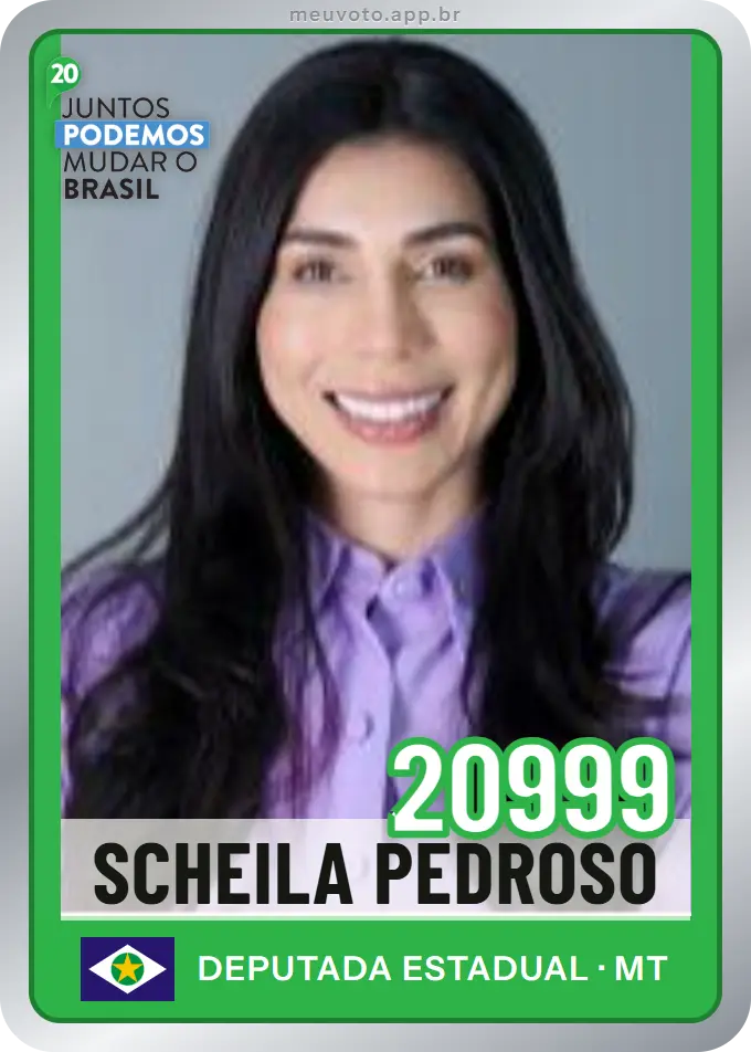 Carta de Scheila Pedroso, número 20999, Podemos