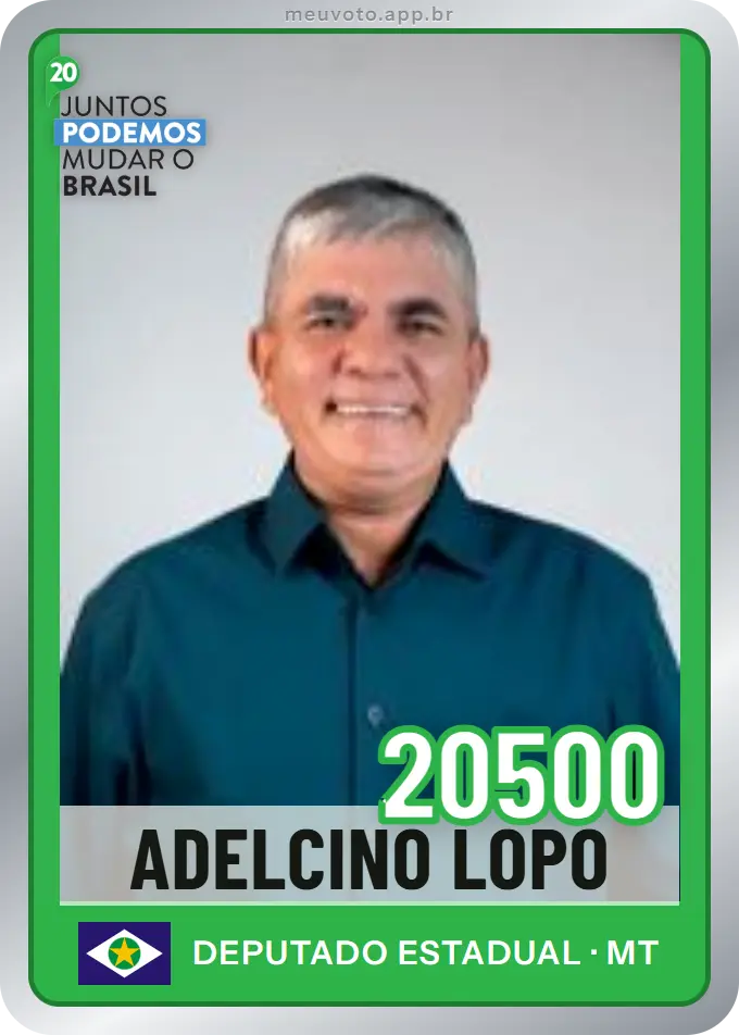 Carta de Adelcino Lopo, número 20500, Podemos
