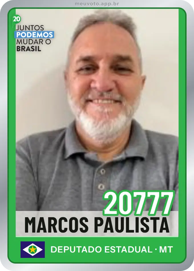 Carta de Marcos Paulista, número 20777, Podemos