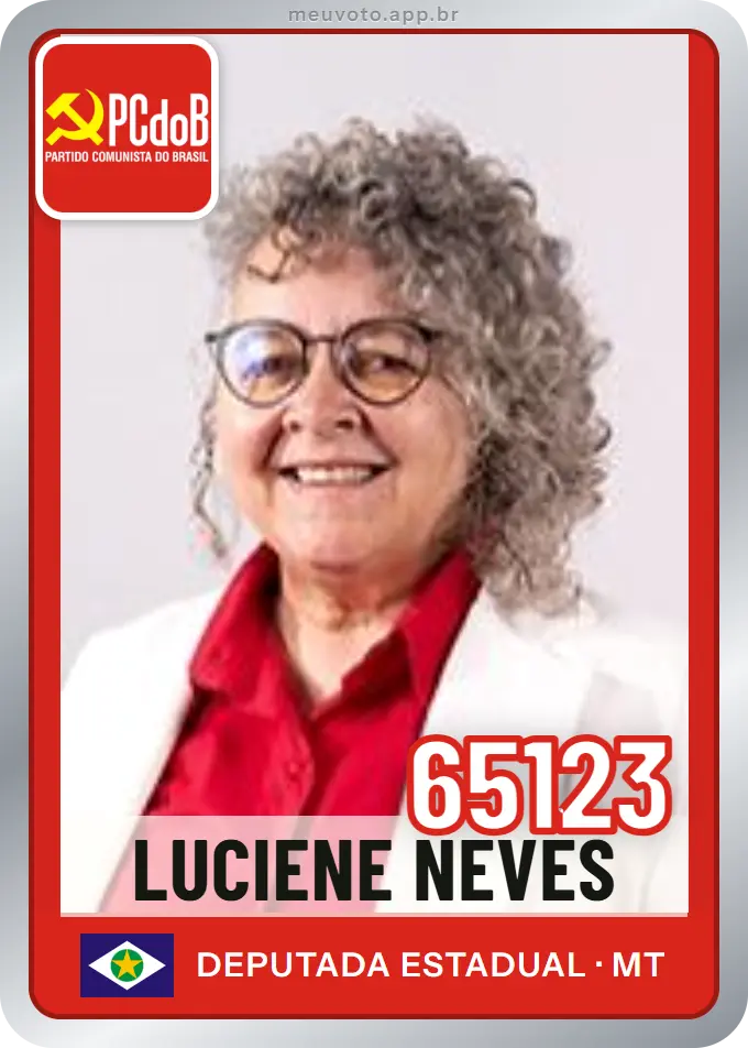 Carta de Luciene Neves, número 65123, PCdoB