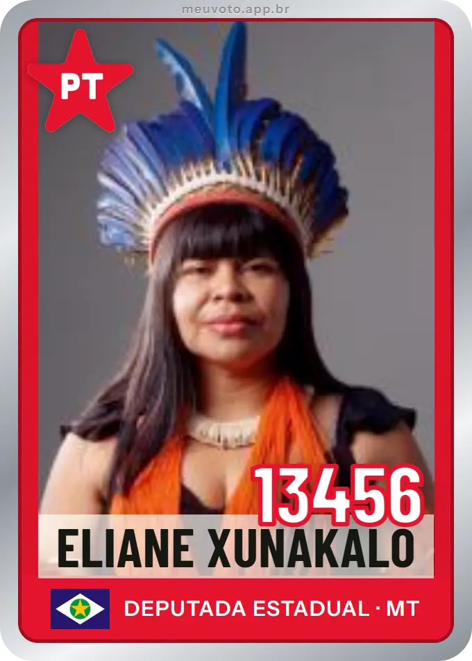 Carta de Eliane Xunakalo, número 13456, PT