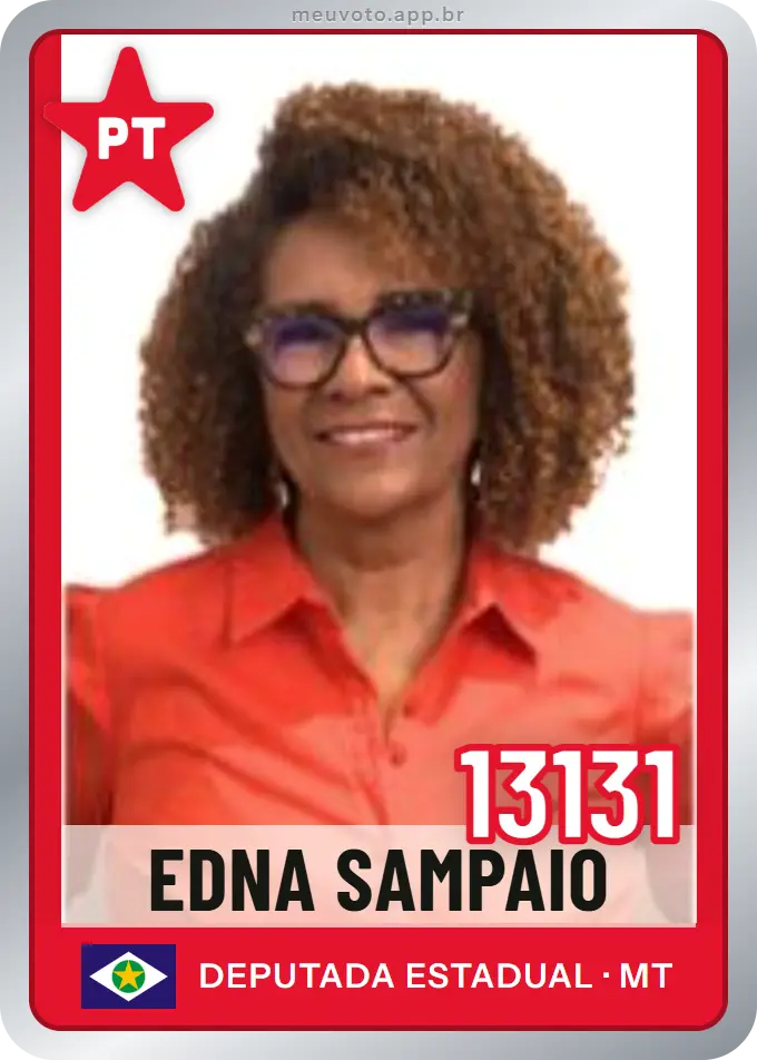 Carta de Edna Sampaio, número 13131, PT