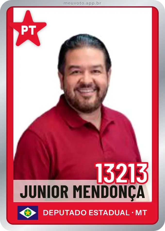 Carta de Junior Mendonça, número 13213, PT