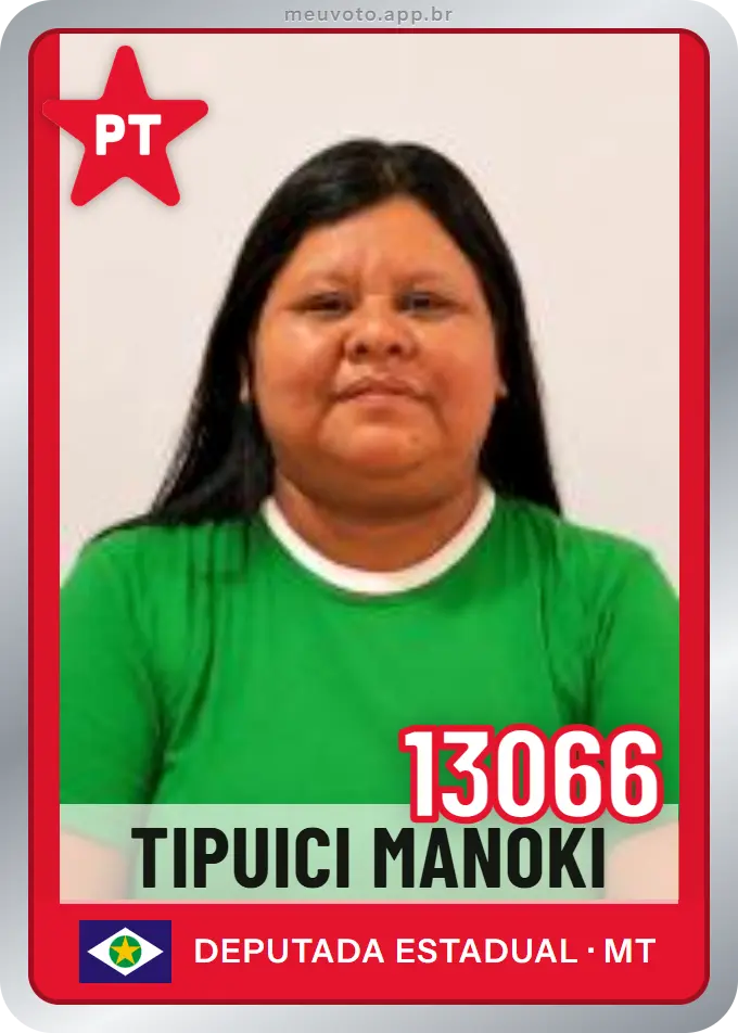 Carta de Tipuici Manoki, número 13066, PT