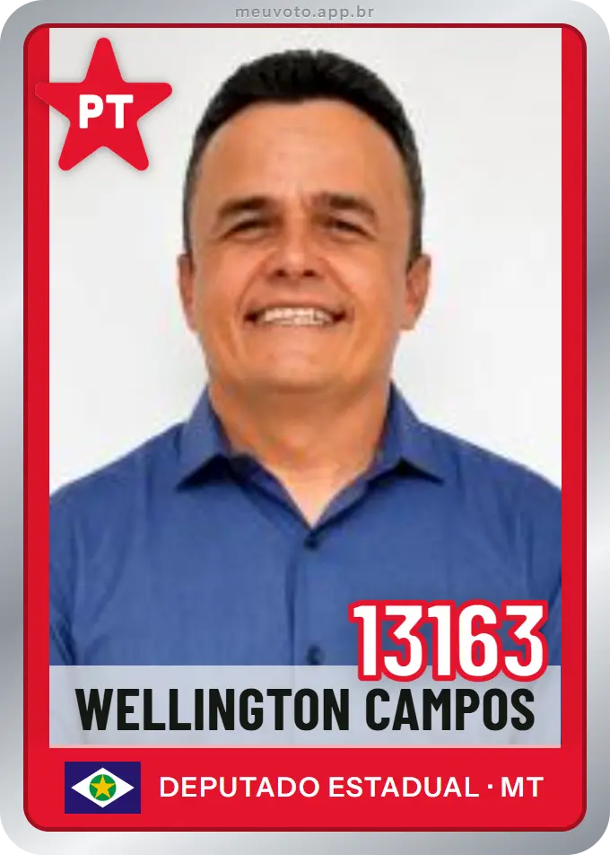 Carta de Wellington Campos, número 13163, PT