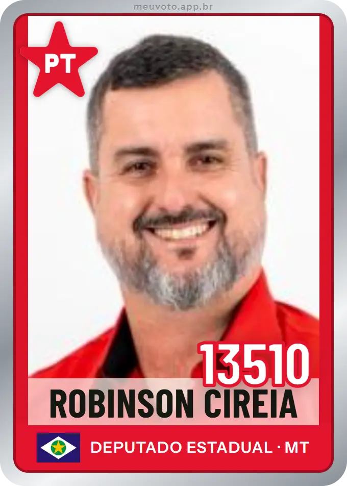 Carta de Robinson Cireia, número 13510, PT