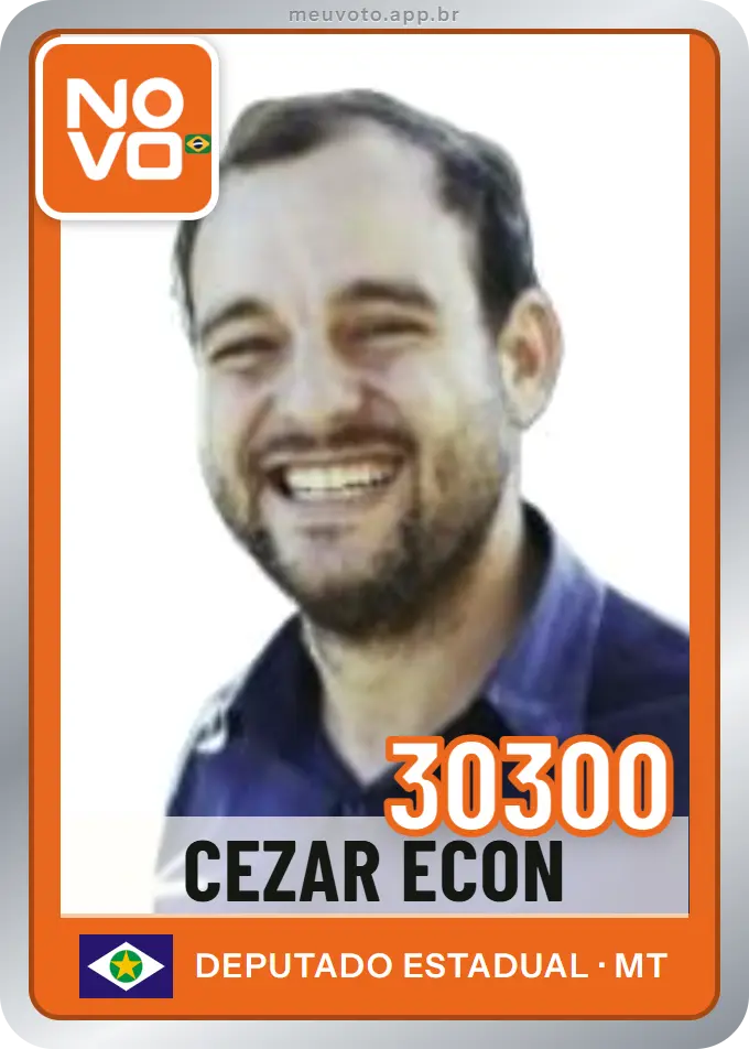 Carta de Cezar Econ, número 30300, Novo