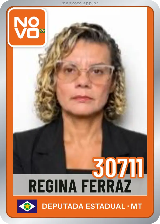 Carta de Regina Ferraz, número 30711, Novo
