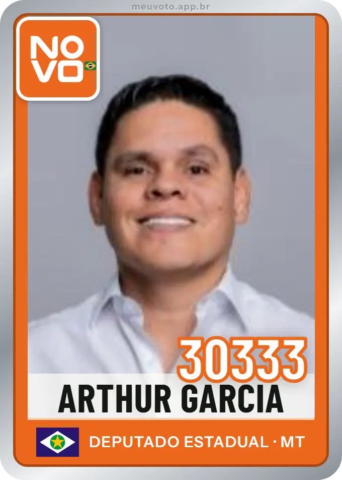 Carta de Arthur Garcia, número 30333, Novo