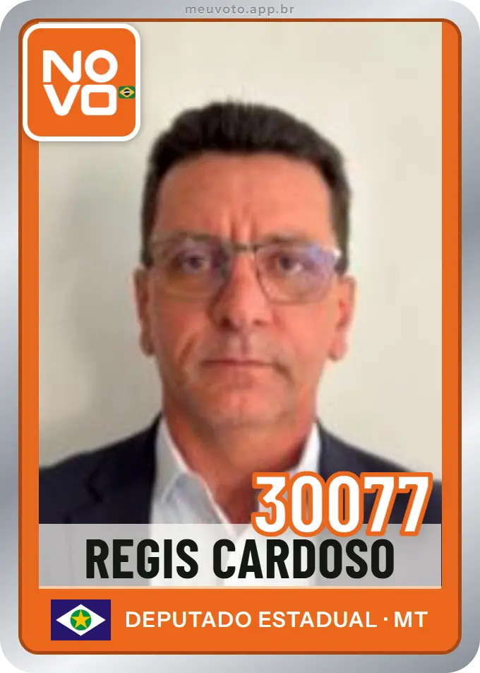 Carta de Regis Cardoso, número 30077, Novo
