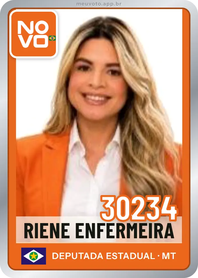Carta de Riene Enfermeira, número 30234, Novo