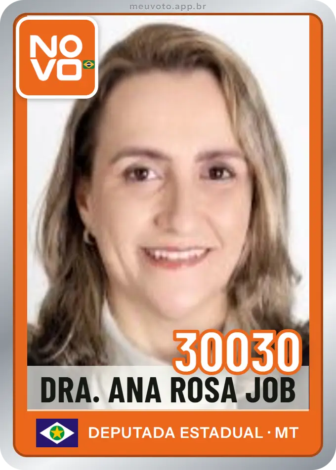 Carta de Dra. Ana Rosa Job, número 30030, Novo