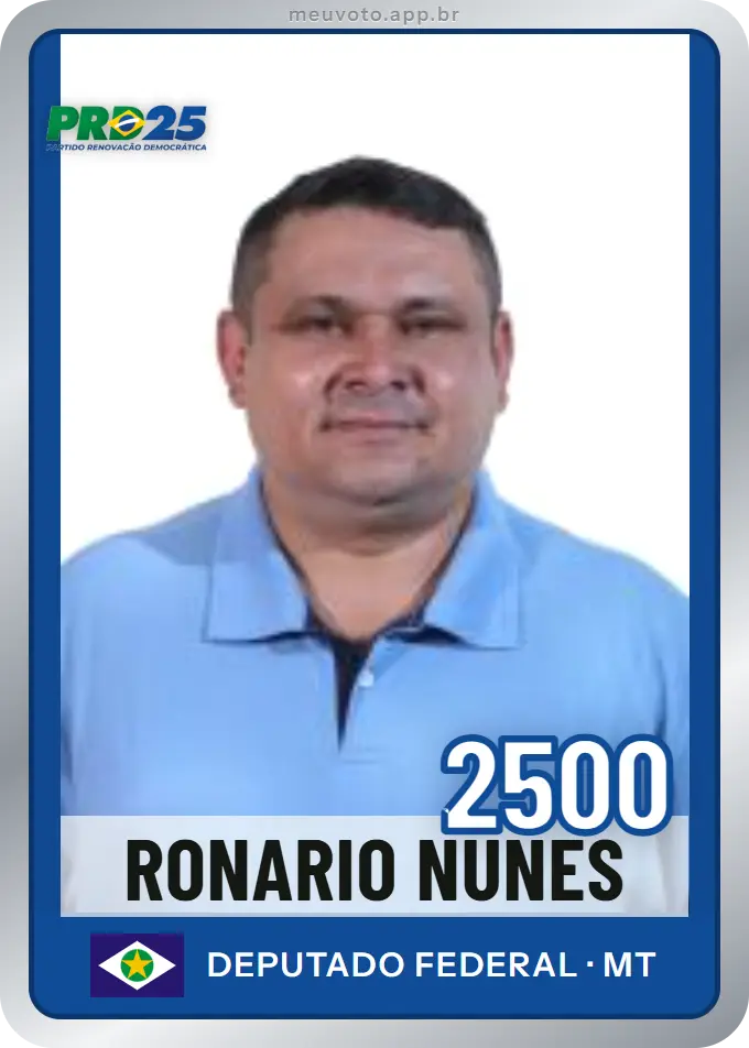 Carta de Ronario Nunes, número 2500, PRD