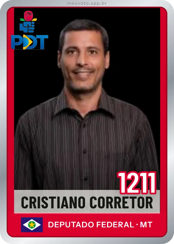 Carta de Cristiano Corretor, número 1211, PDT