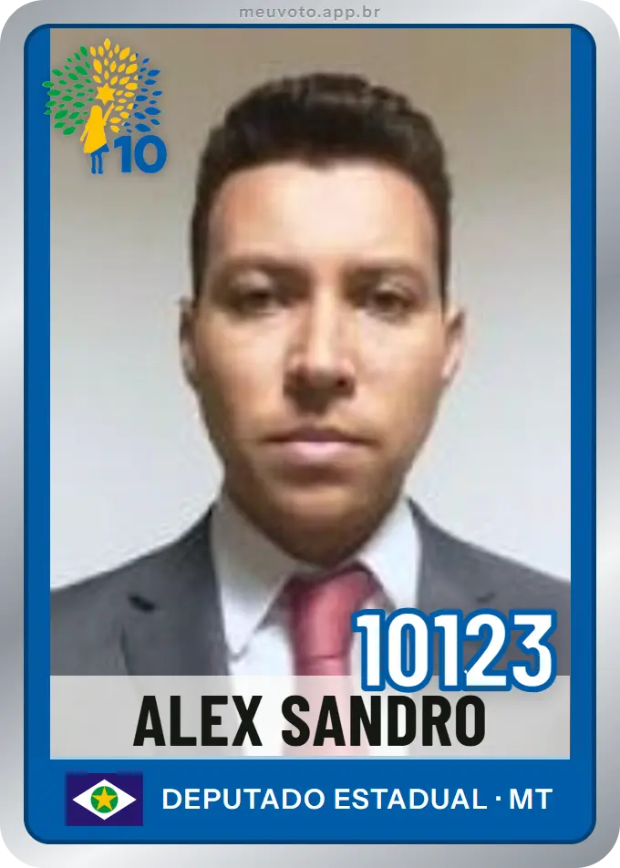 Carta de Alex Sandro, número 10123, Republicanos