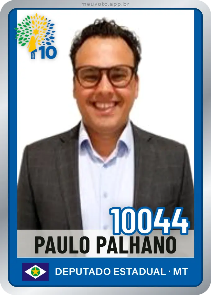 Carta de Paulo Palhano, número 10044, Republicanos