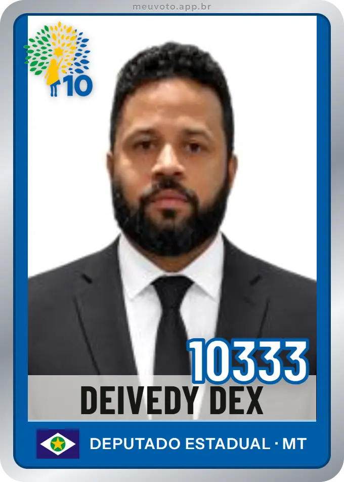Carta de Deivedy Dex, número 10333, Republicanos
