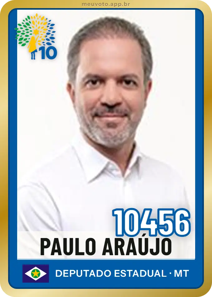 Carta de Paulo Araújo, número 10456, Republicanos