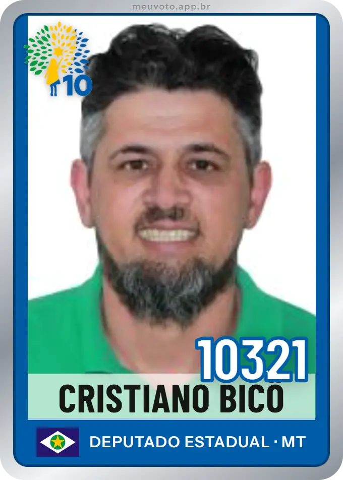 Carta de Cristiano Bicô, número 10321, Republicanos