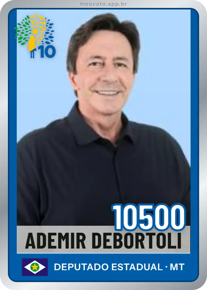 Carta de Ademir Debortoli, número 10500, Republicanos