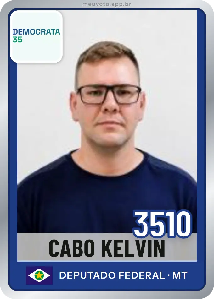 Carta de Cabo Kelvin, número 3510, Democrata