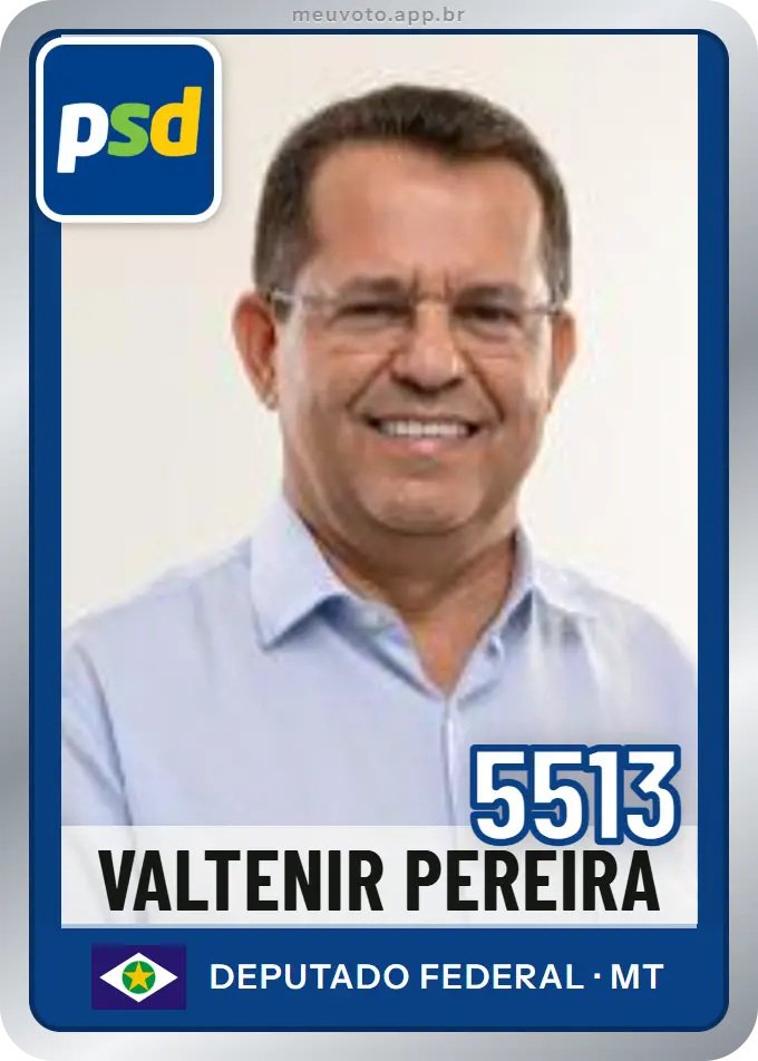 Carta de Valtenir Pereira, número 5513, PSD