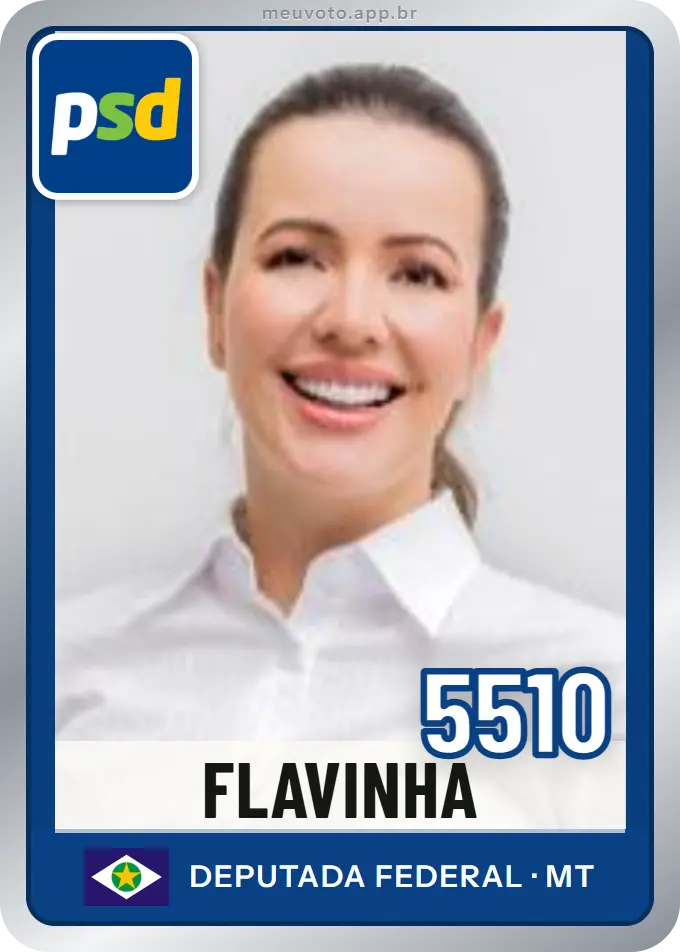 Carta de Flavinha, número 5510, PSD