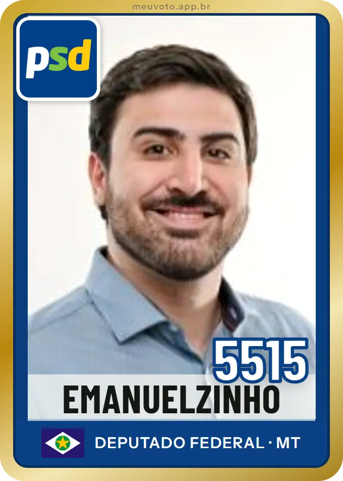 Carta de Emanuelzinho, número 5515, PSD