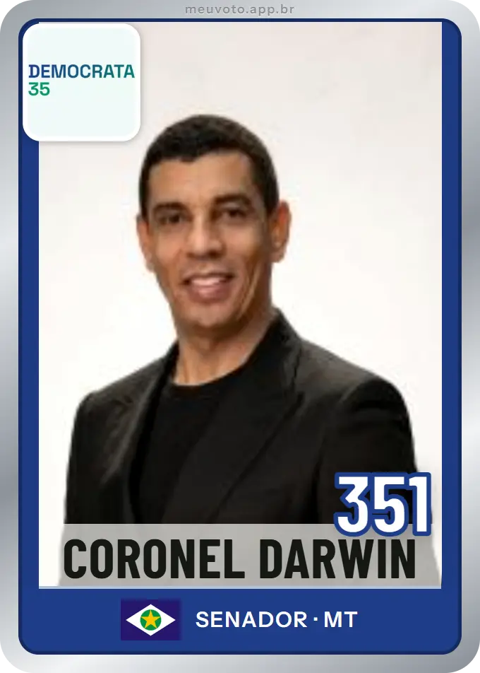 Carta de Coronel Darwin, número 351, Democrata