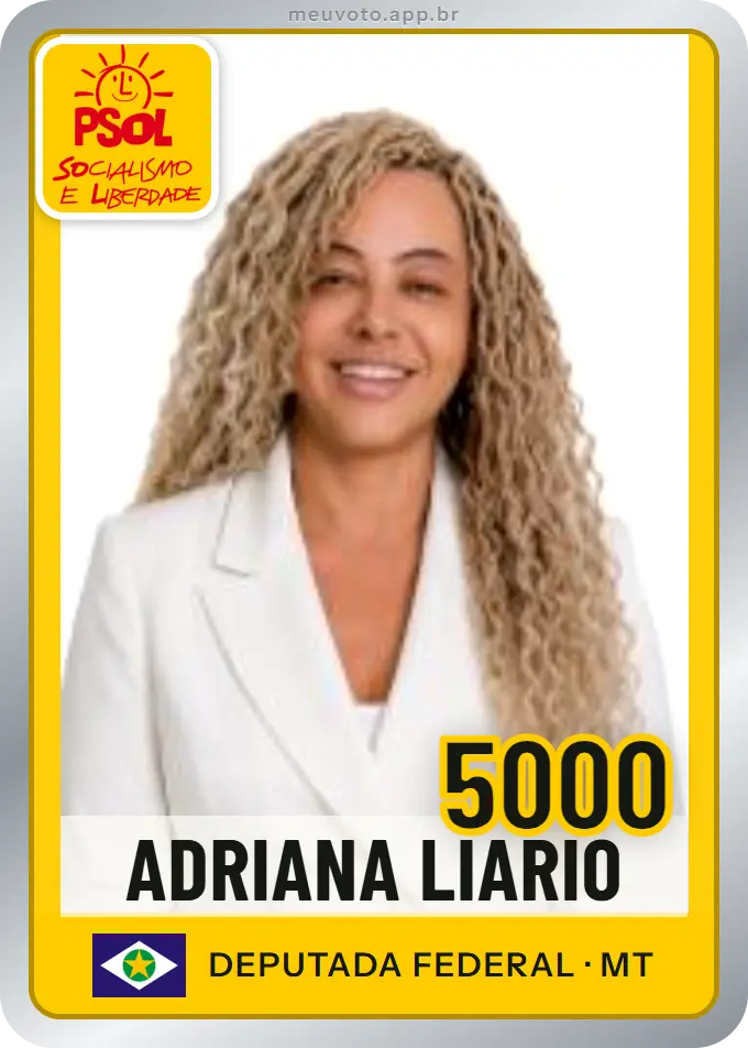 Carta de Adriana Liario, número 5000, PSOL