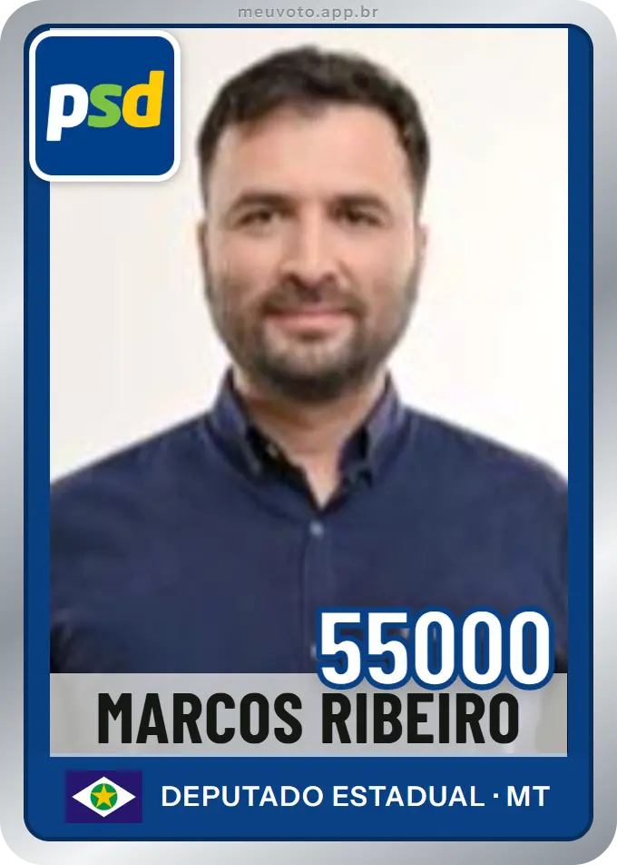Carta de Marcos Ribeiro, número 55000, PSD