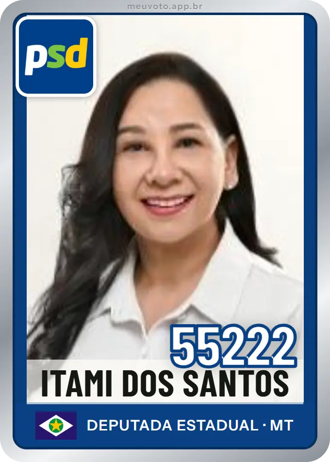 Carta de Itami dos Santos, número 55222, PSD