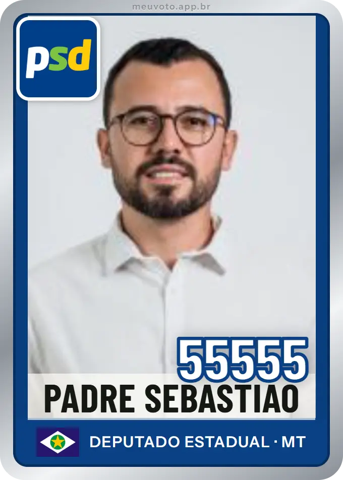 Carta de Padre Sebastião, número 55555, PSD