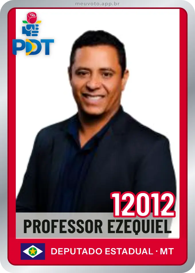 Carta de Professor Ezequiel, número 12012, PDT