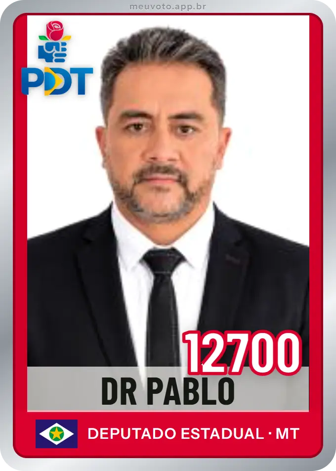 Carta de Dr Pablo, número 12700, PDT