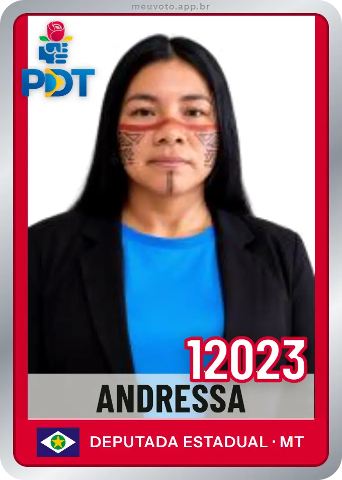 Carta de Andressa, número 12023, PDT
