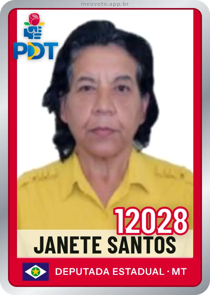 Carta de Janete Santos, número 12028, PDT