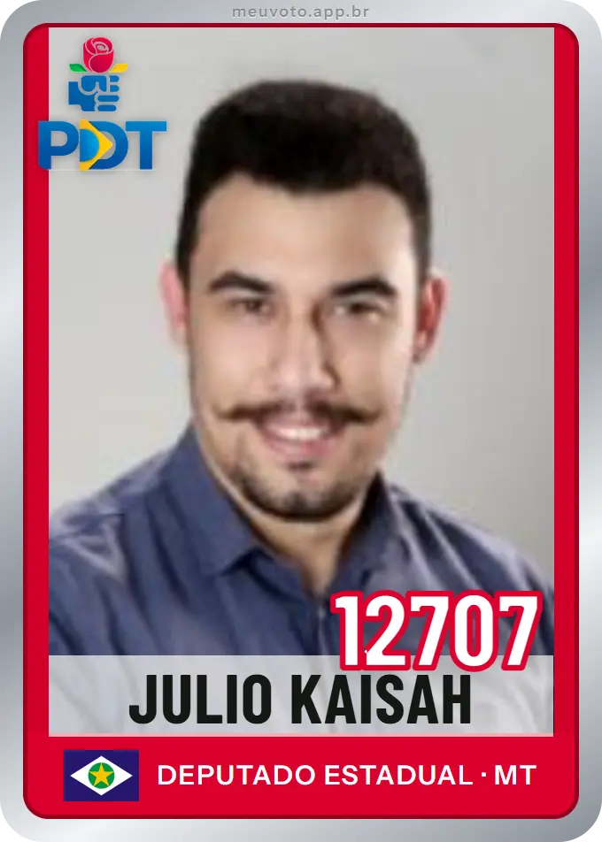 Carta de Julio Kaisah, número 12707, PDT