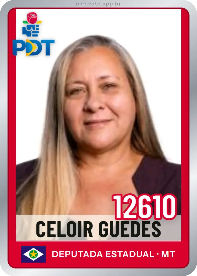 Carta de Celoir Guedes, número 12610, PDT