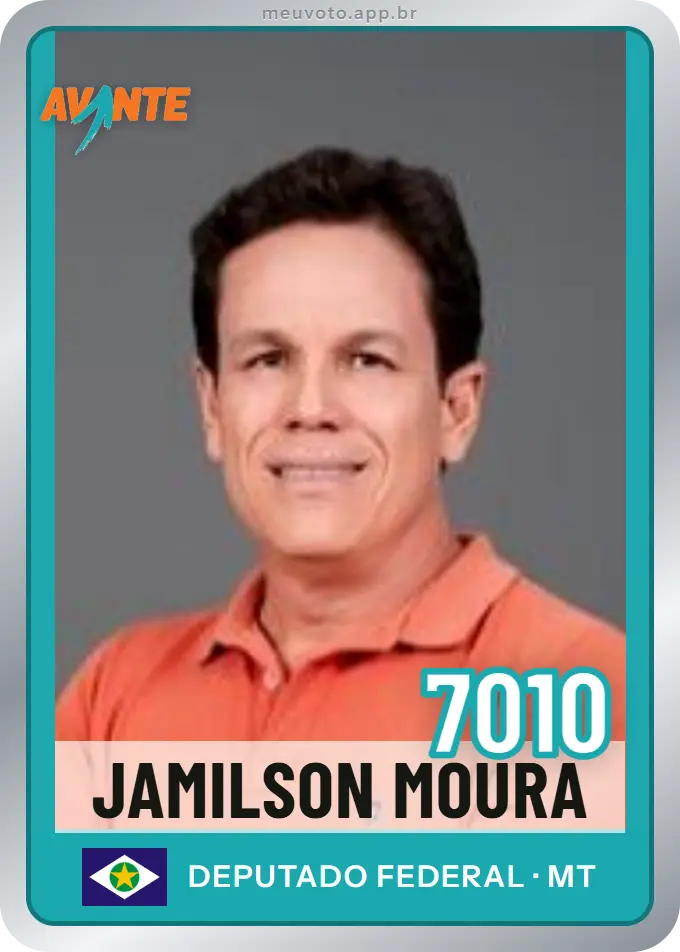 Carta de Jamilson Moura, número 7010, Avante