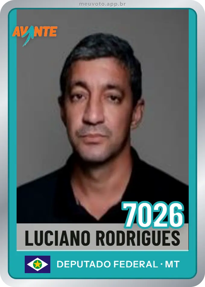 Carta de Luciano Rodrigues, número 7026, Avante